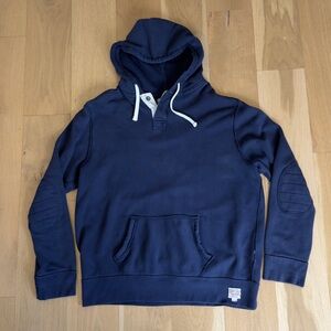 Vintage Polo Ralph Lauren Pullover Hoodie Navy Blue